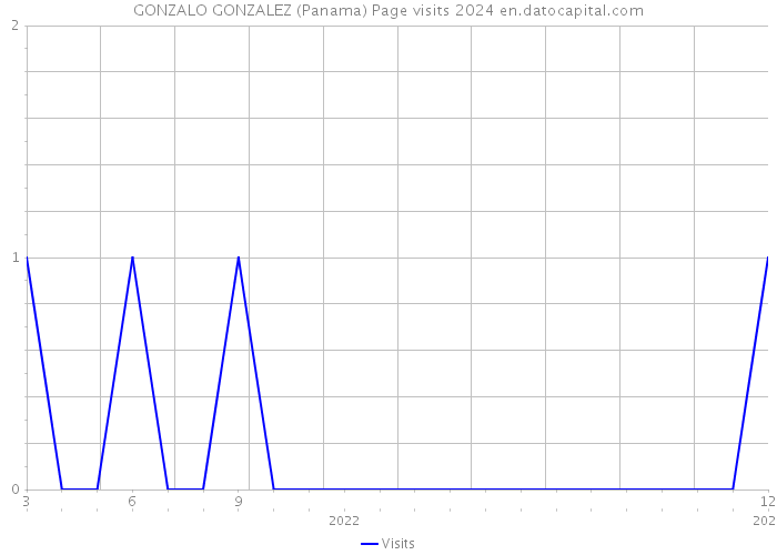 GONZALO GONZALEZ (Panama) Page visits 2024 