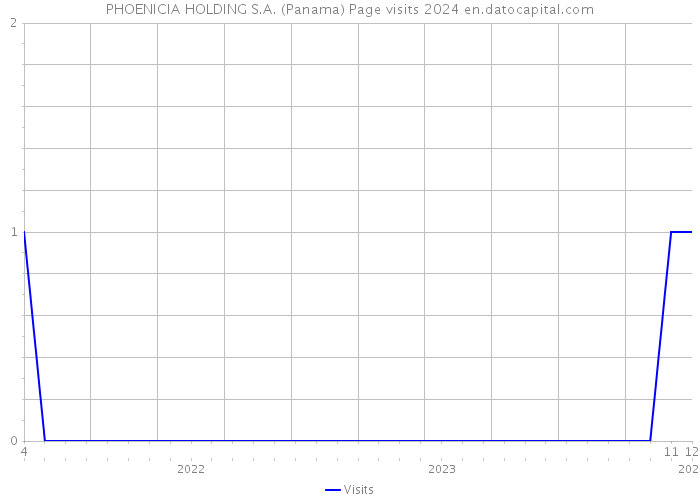 PHOENICIA HOLDING S.A. (Panama) Page visits 2024 