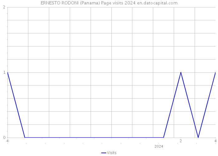 ERNESTO RODONI (Panama) Page visits 2024 