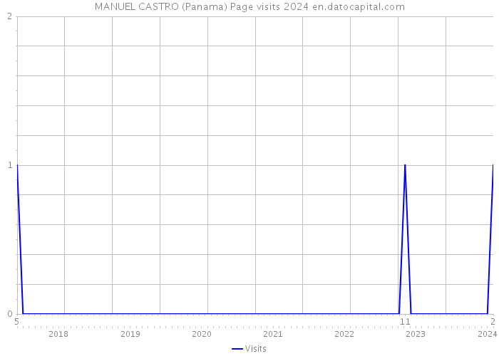 MANUEL CASTRO (Panama) Page visits 2024 