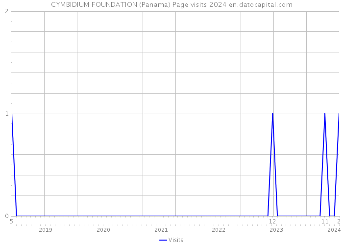 CYMBIDIUM FOUNDATION (Panama) Page visits 2024 