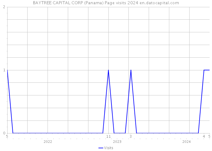 BAYTREE CAPITAL CORP (Panama) Page visits 2024 