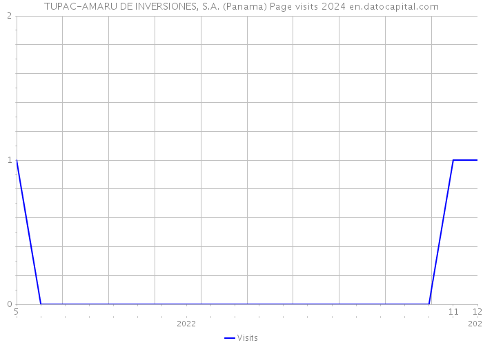 TUPAC-AMARU DE INVERSIONES, S.A. (Panama) Page visits 2024 
