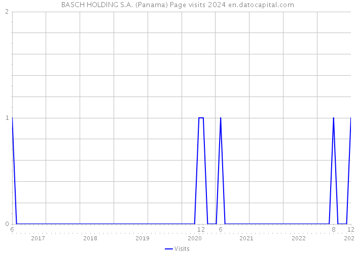 BASCH HOLDING S.A. (Panama) Page visits 2024 