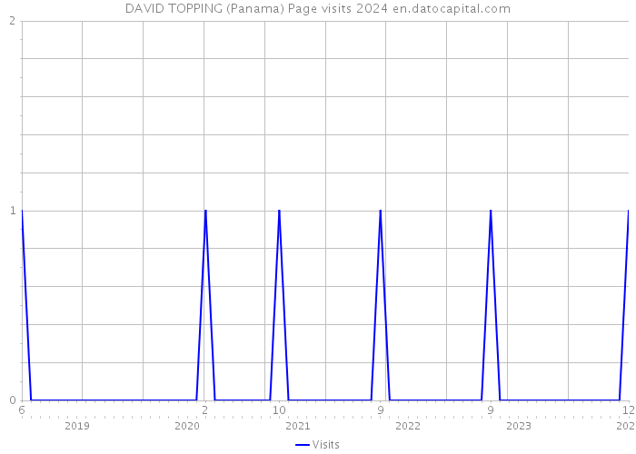 DAVID TOPPING (Panama) Page visits 2024 