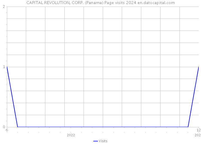 CAPITAL REVOLUTION, CORP. (Panama) Page visits 2024 