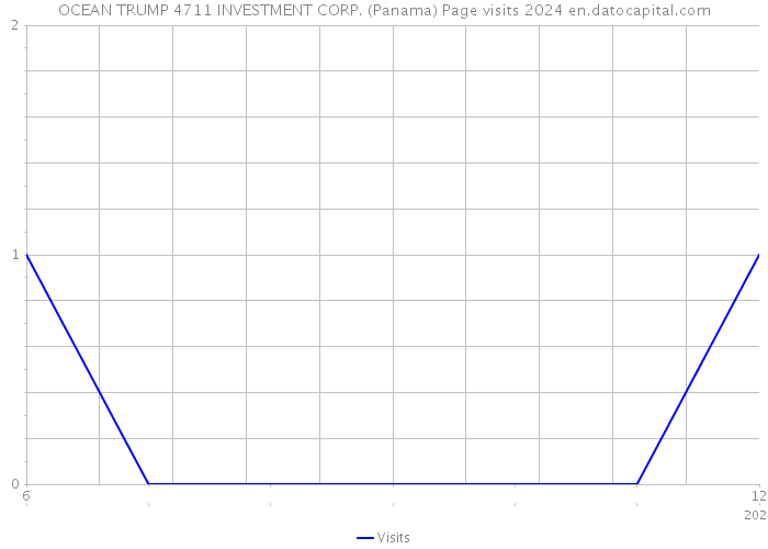 OCEAN TRUMP 4711 INVESTMENT CORP. (Panama) Page visits 2024 