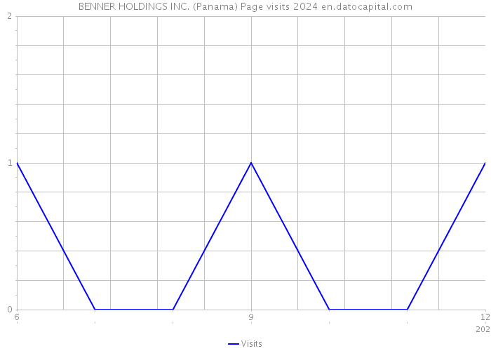BENNER HOLDINGS INC. (Panama) Page visits 2024 