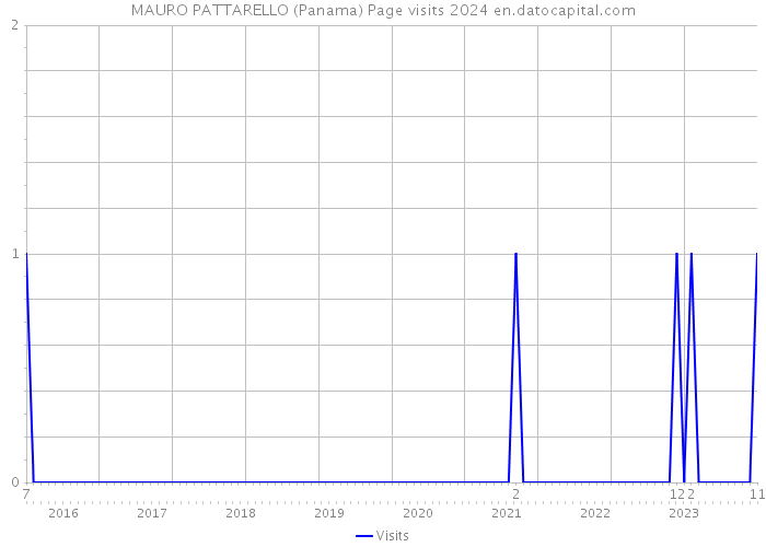 MAURO PATTARELLO (Panama) Page visits 2024 