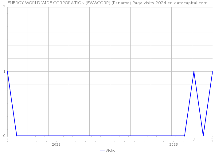 ENERGY WORLD WIDE CORPORATION (EWWCORP) (Panama) Page visits 2024 