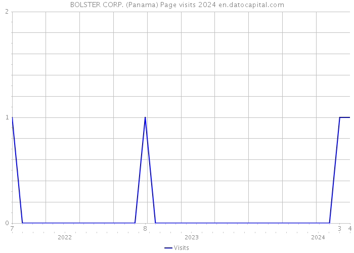 BOLSTER CORP. (Panama) Page visits 2024 