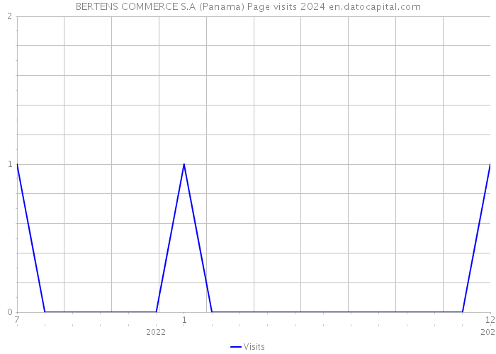 BERTENS COMMERCE S.A (Panama) Page visits 2024 