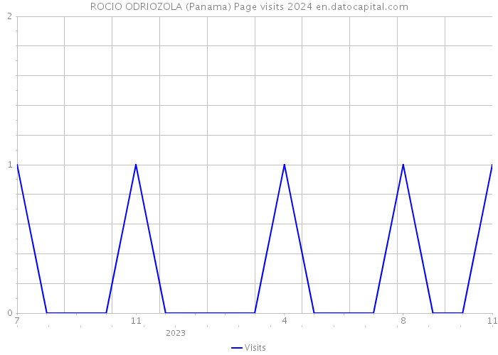 ROCIO ODRIOZOLA (Panama) Page visits 2024 