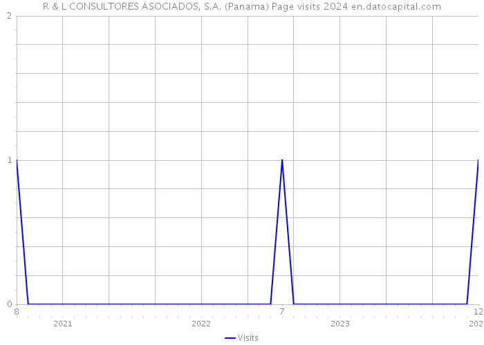 R & L CONSULTORES ASOCIADOS, S.A. (Panama) Page visits 2024 
