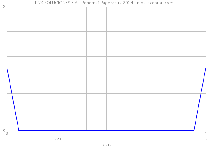 PNX SOLUCIONES S.A. (Panama) Page visits 2024 
