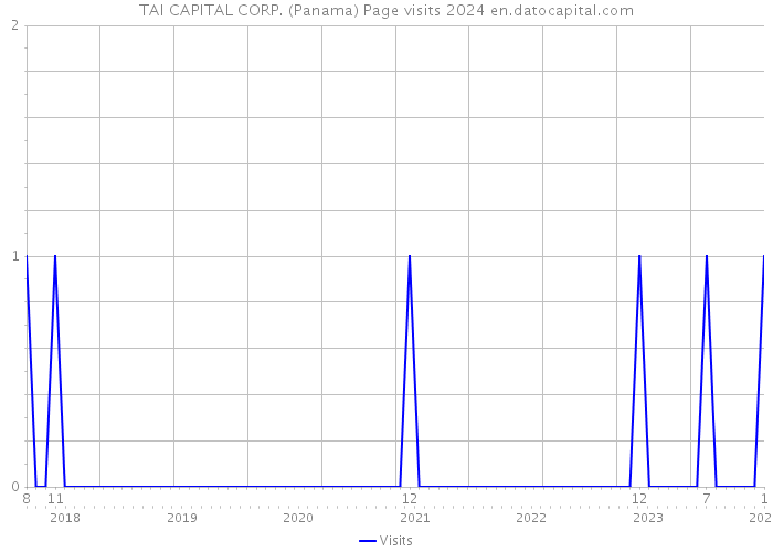 TAI CAPITAL CORP. (Panama) Page visits 2024 