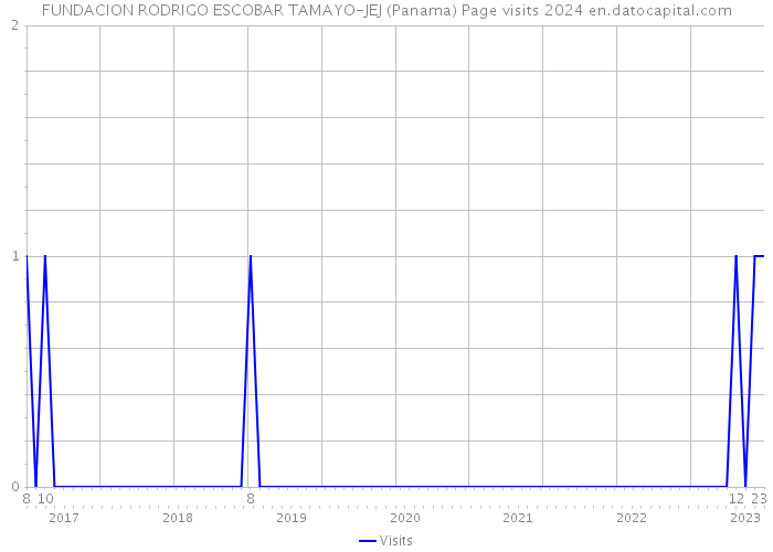 FUNDACION RODRIGO ESCOBAR TAMAYO-JEJ (Panama) Page visits 2024 