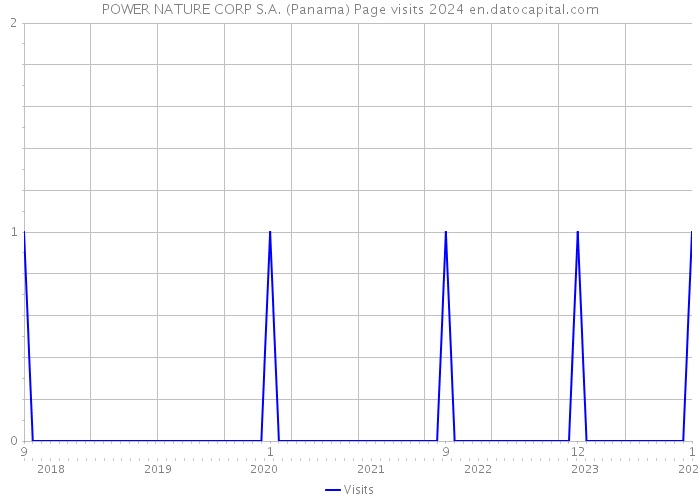 POWER NATURE CORP S.A. (Panama) Page visits 2024 