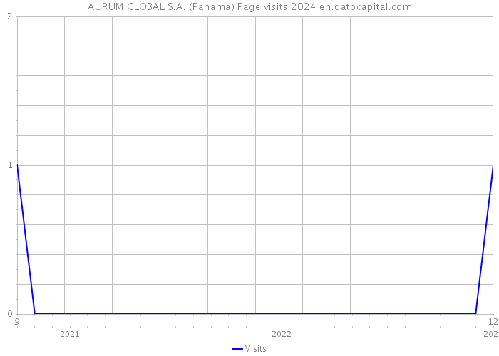 AURUM GLOBAL S.A. (Panama) Page visits 2024 