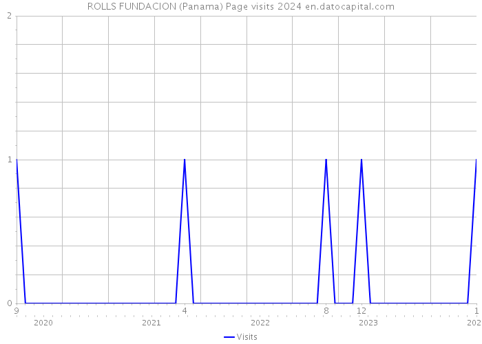 ROLLS FUNDACION (Panama) Page visits 2024 