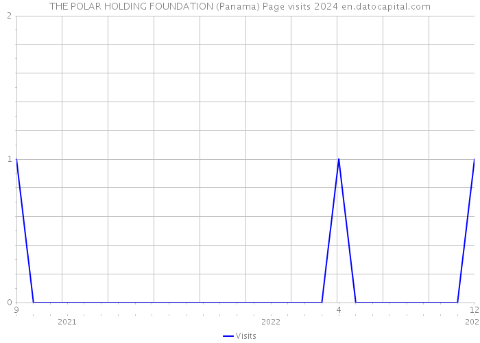 THE POLAR HOLDING FOUNDATION (Panama) Page visits 2024 