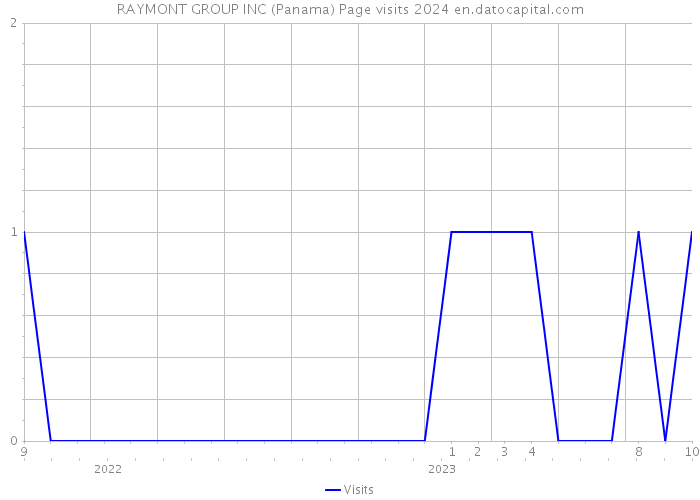 RAYMONT GROUP INC (Panama) Page visits 2024 