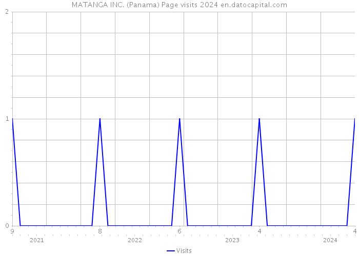 MATANGA INC. (Panama) Page visits 2024 
