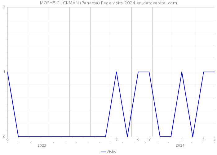 MOSHE GLICKMAN (Panama) Page visits 2024 