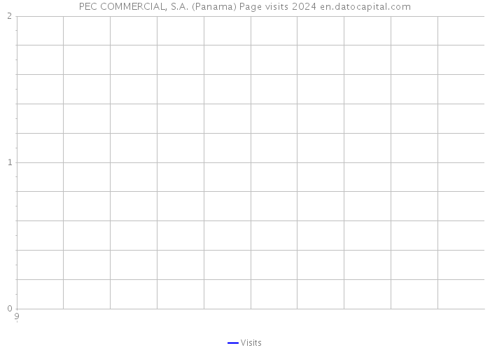 PEC COMMERCIAL, S.A. (Panama) Page visits 2024 