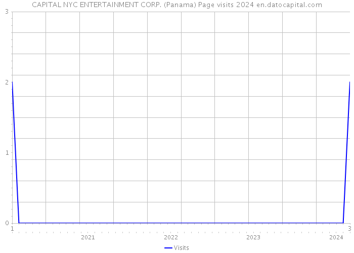 CAPITAL NYC ENTERTAINMENT CORP. (Panama) Page visits 2024 
