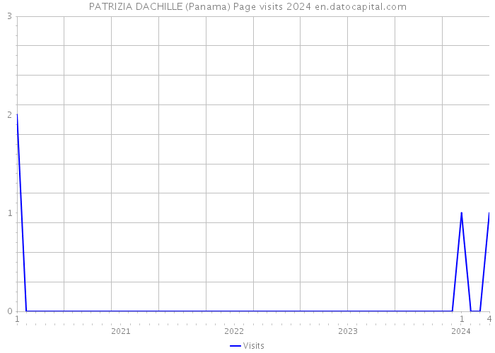 PATRIZIA DACHILLE (Panama) Page visits 2024 