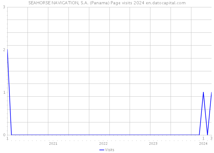 SEAHORSE NAVIGATION, S.A. (Panama) Page visits 2024 