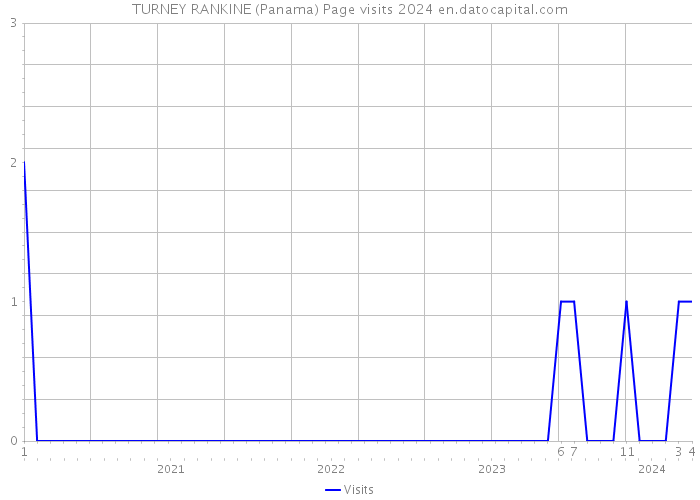 TURNEY RANKINE (Panama) Page visits 2024 