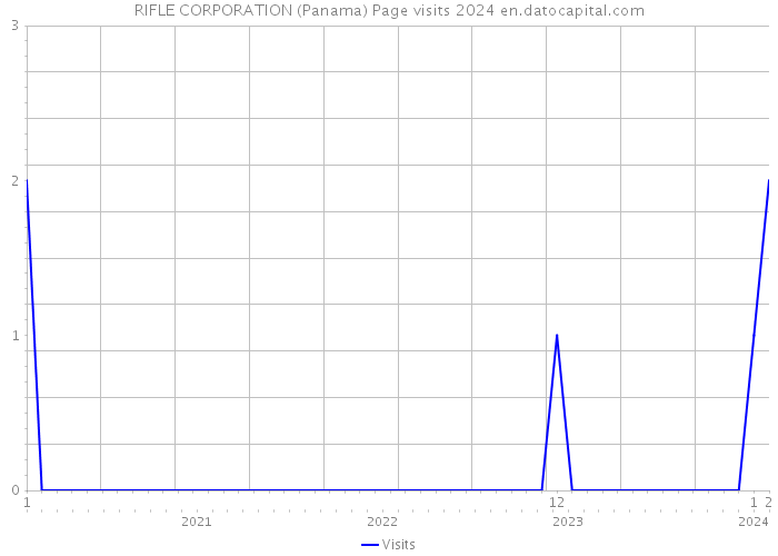 RIFLE CORPORATION (Panama) Page visits 2024 