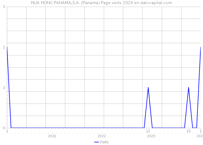 HUA HONG PANAMA,S.A. (Panama) Page visits 2024 