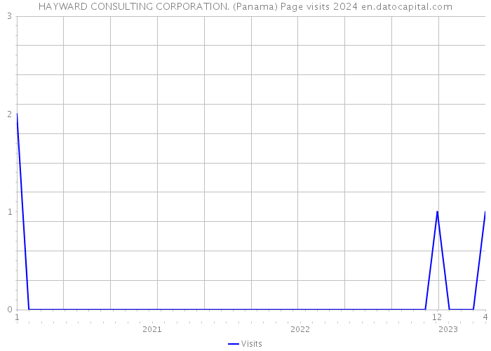 HAYWARD CONSULTING CORPORATION. (Panama) Page visits 2024 