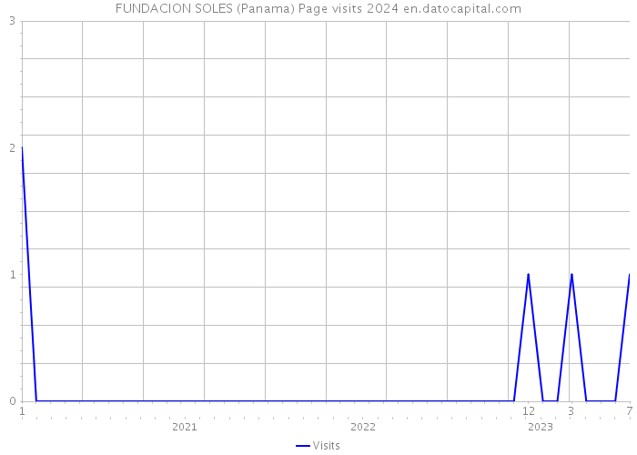 FUNDACION SOLES (Panama) Page visits 2024 