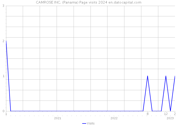 CAMROSE INC. (Panama) Page visits 2024 