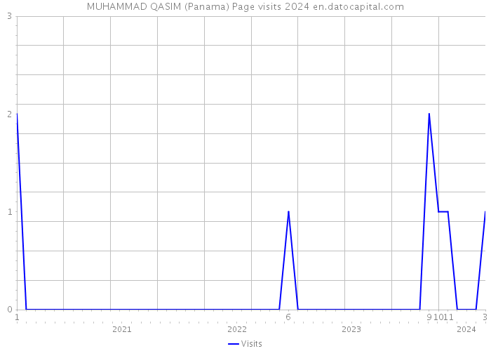 MUHAMMAD QASIM (Panama) Page visits 2024 