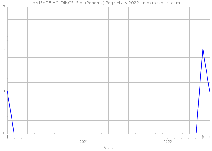 AMIZADE HOLDINGS, S.A. (Panama) Page visits 2022 