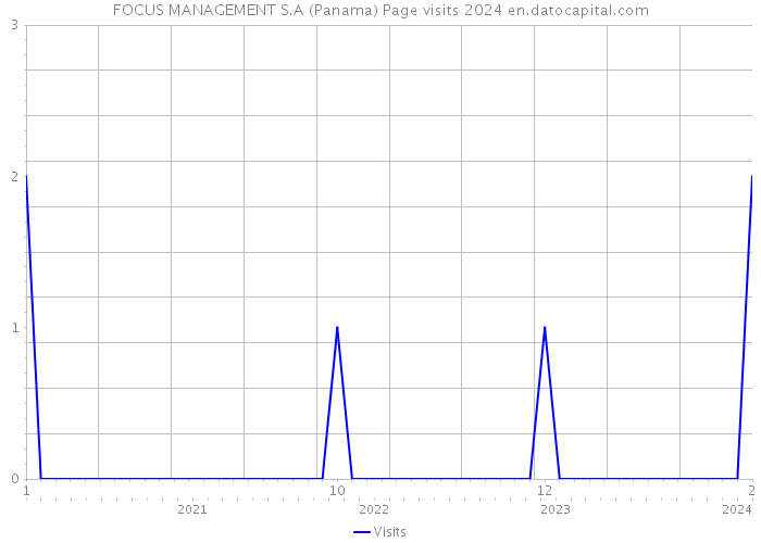 FOCUS MANAGEMENT S.A (Panama) Page visits 2024 