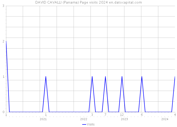 DAVID CAVALLI (Panama) Page visits 2024 