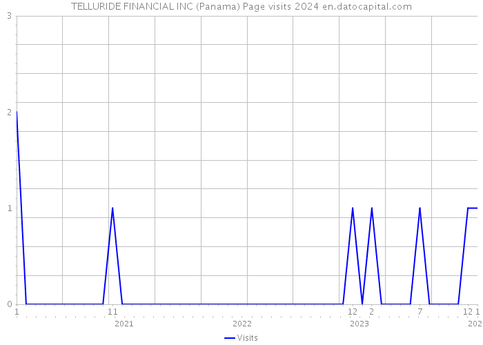 TELLURIDE FINANCIAL INC (Panama) Page visits 2024 