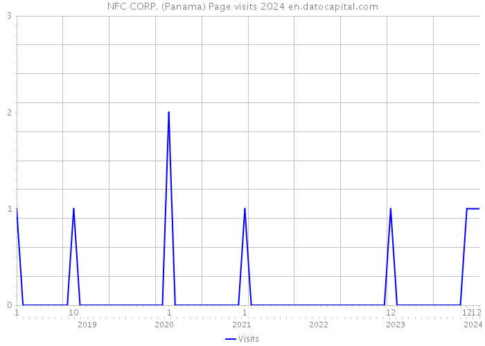 NFC CORP. (Panama) Page visits 2024 