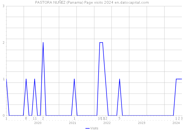 PASTORA NUÑEZ (Panama) Page visits 2024 
