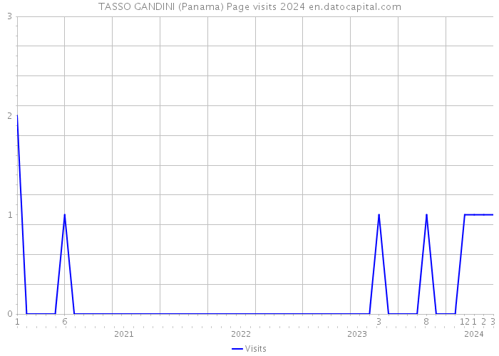 TASSO GANDINI (Panama) Page visits 2024 