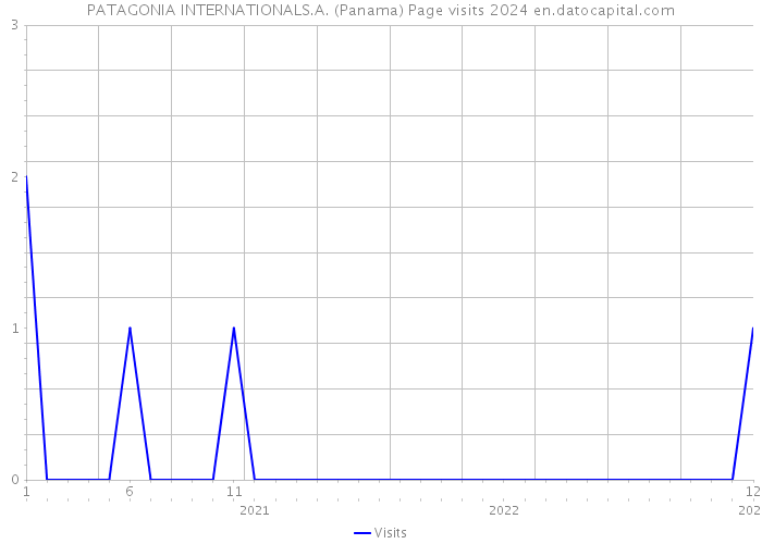 PATAGONIA INTERNATIONALS.A. (Panama) Page visits 2024 