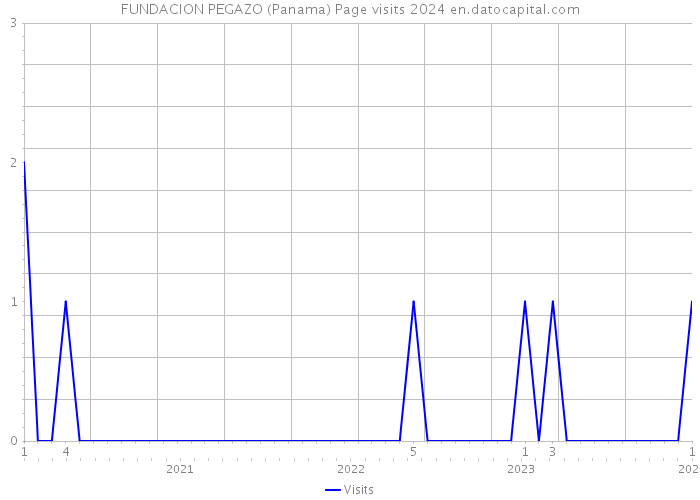 FUNDACION PEGAZO (Panama) Page visits 2024 