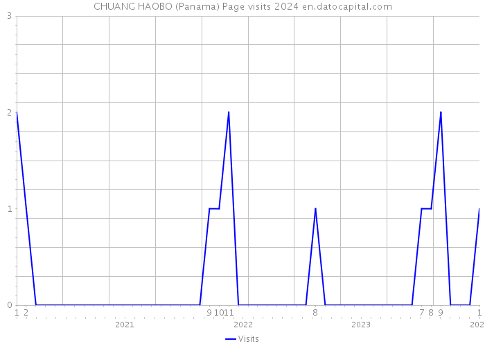CHUANG HAOBO (Panama) Page visits 2024 