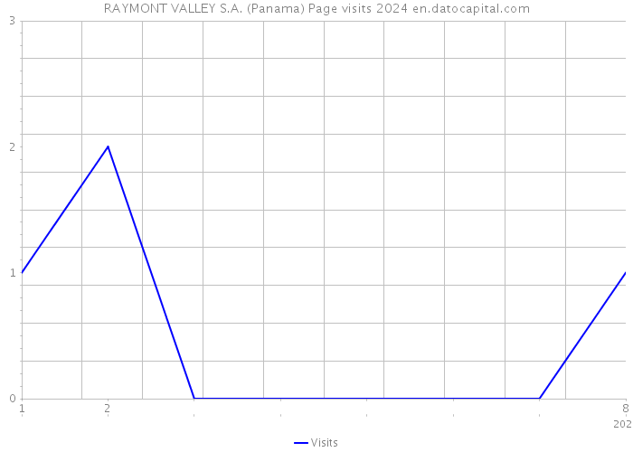 RAYMONT VALLEY S.A. (Panama) Page visits 2024 
